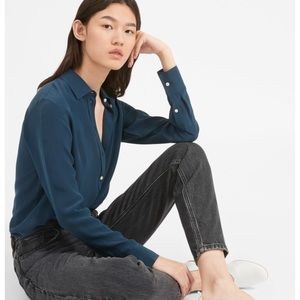 Everlane Clean Silk Relaxed Shirt
